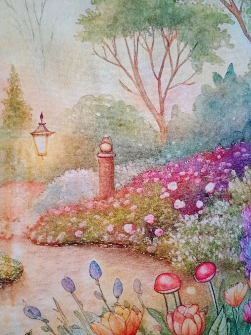 Decorative Garden Path Butterfly Pillow COVER. Pillow Not Included.